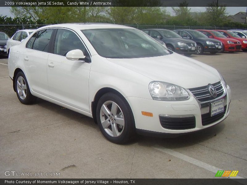 Candy White / Anthracite 2009 Volkswagen Jetta SE Sedan