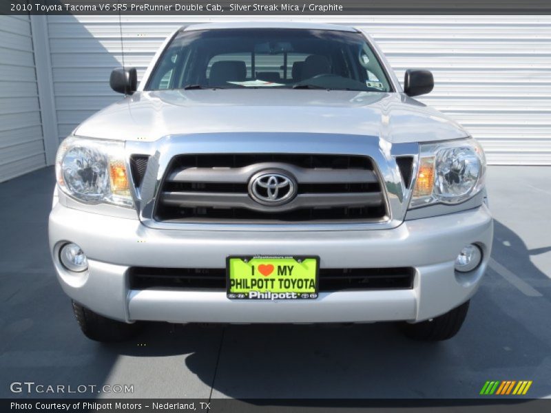 Silver Streak Mica / Graphite 2010 Toyota Tacoma V6 SR5 PreRunner Double Cab