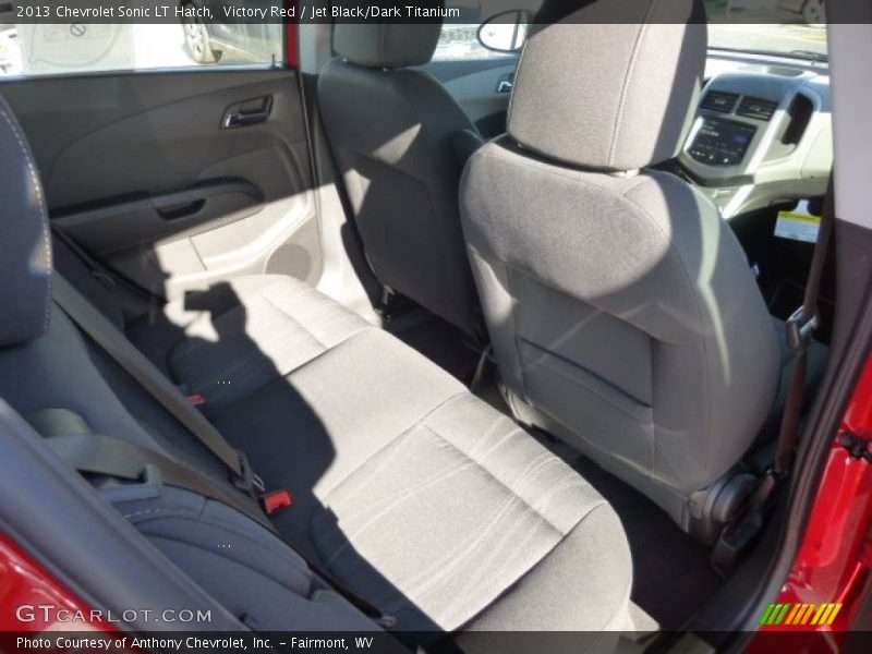 Victory Red / Jet Black/Dark Titanium 2013 Chevrolet Sonic LT Hatch