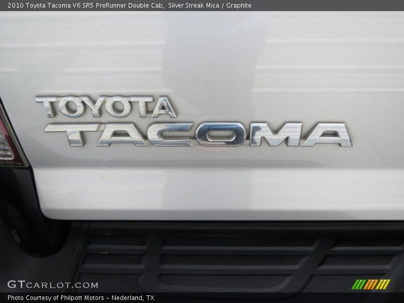 Silver Streak Mica / Graphite 2010 Toyota Tacoma V6 SR5 PreRunner Double Cab