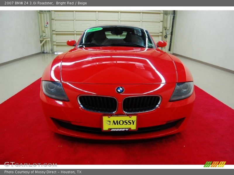 Bright Red / Beige 2007 BMW Z4 3.0i Roadster