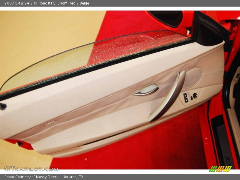 Bright Red / Beige 2007 BMW Z4 3.0i Roadster