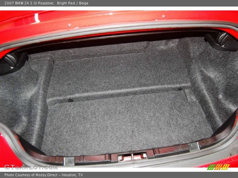  2007 Z4 3.0i Roadster Trunk