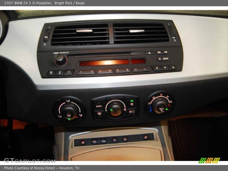 Controls of 2007 Z4 3.0i Roadster