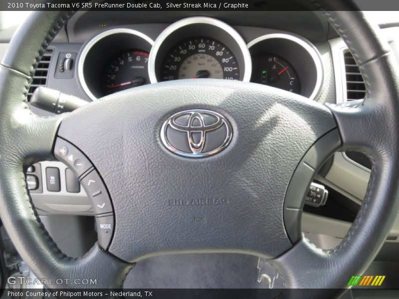 Silver Streak Mica / Graphite 2010 Toyota Tacoma V6 SR5 PreRunner Double Cab