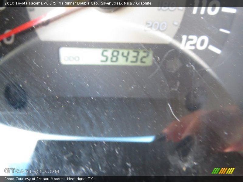 Silver Streak Mica / Graphite 2010 Toyota Tacoma V6 SR5 PreRunner Double Cab