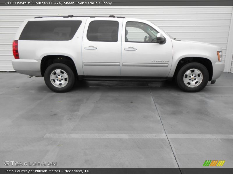Sheer Silver Metallic / Ebony 2010 Chevrolet Suburban LT 4x4