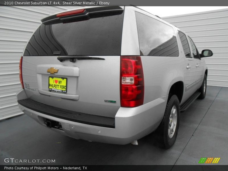 Sheer Silver Metallic / Ebony 2010 Chevrolet Suburban LT 4x4