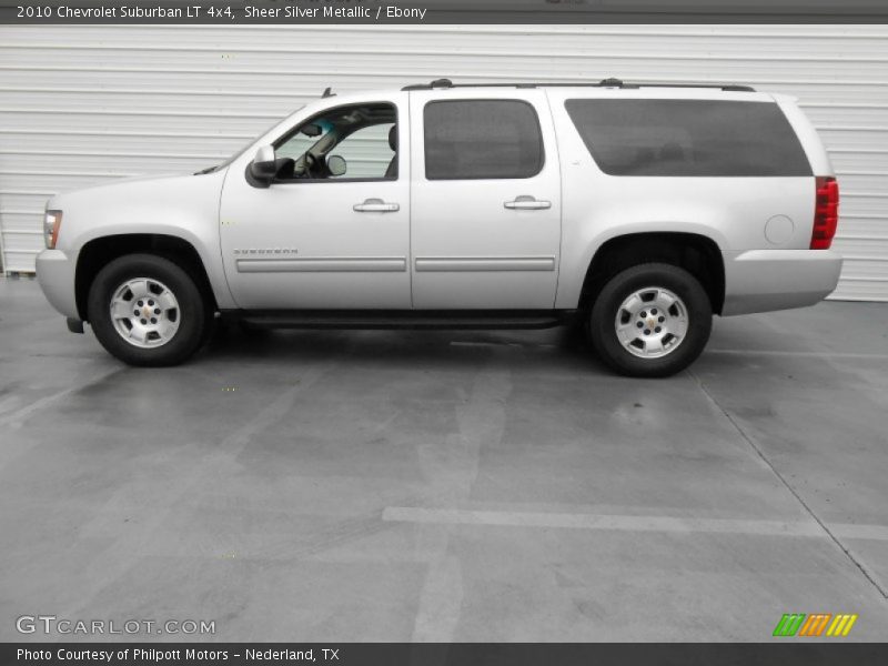 Sheer Silver Metallic / Ebony 2010 Chevrolet Suburban LT 4x4