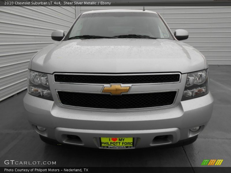 Sheer Silver Metallic / Ebony 2010 Chevrolet Suburban LT 4x4