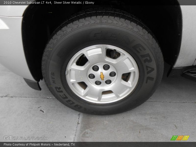Sheer Silver Metallic / Ebony 2010 Chevrolet Suburban LT 4x4