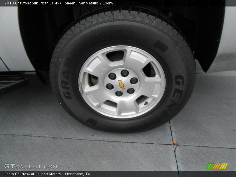 Sheer Silver Metallic / Ebony 2010 Chevrolet Suburban LT 4x4