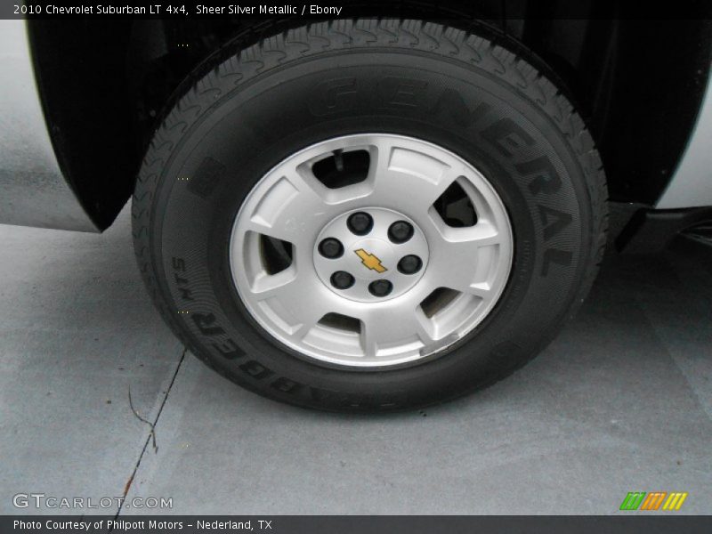 Sheer Silver Metallic / Ebony 2010 Chevrolet Suburban LT 4x4