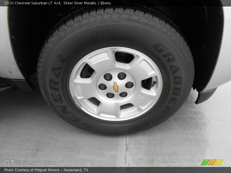 Sheer Silver Metallic / Ebony 2010 Chevrolet Suburban LT 4x4