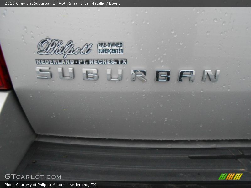 Sheer Silver Metallic / Ebony 2010 Chevrolet Suburban LT 4x4