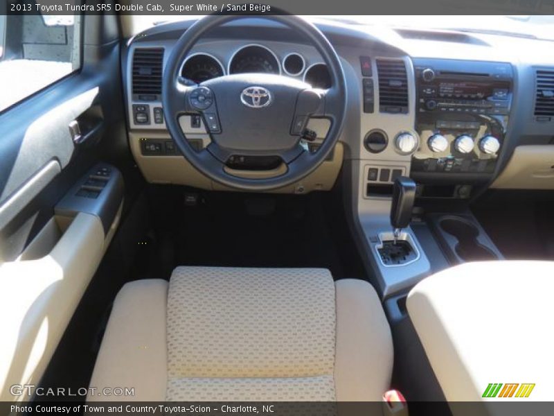 Super White / Sand Beige 2013 Toyota Tundra SR5 Double Cab