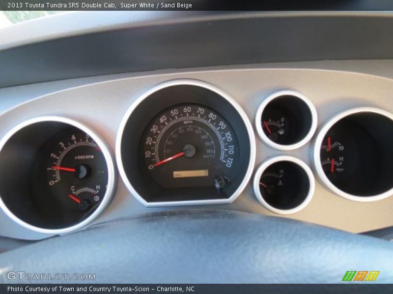 Super White / Sand Beige 2013 Toyota Tundra SR5 Double Cab
