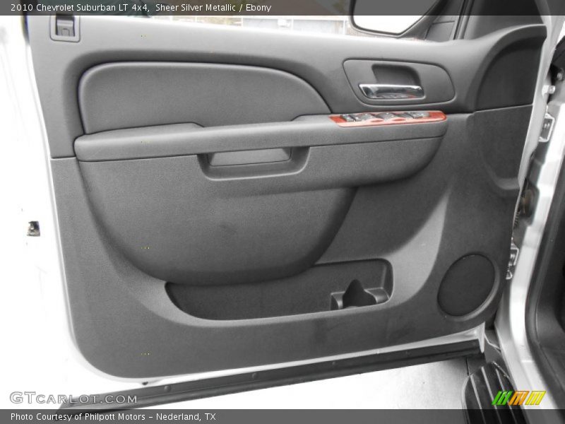 Sheer Silver Metallic / Ebony 2010 Chevrolet Suburban LT 4x4