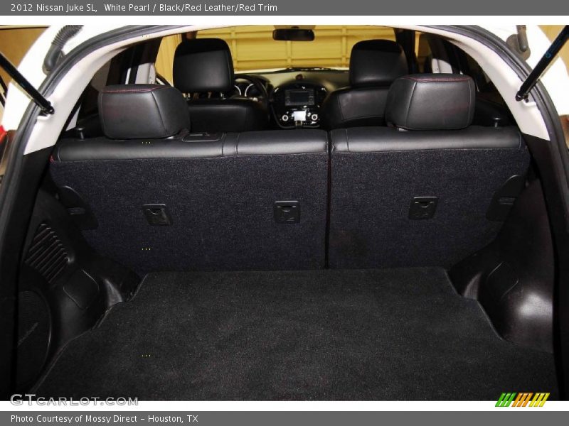 White Pearl / Black/Red Leather/Red Trim 2012 Nissan Juke SL
