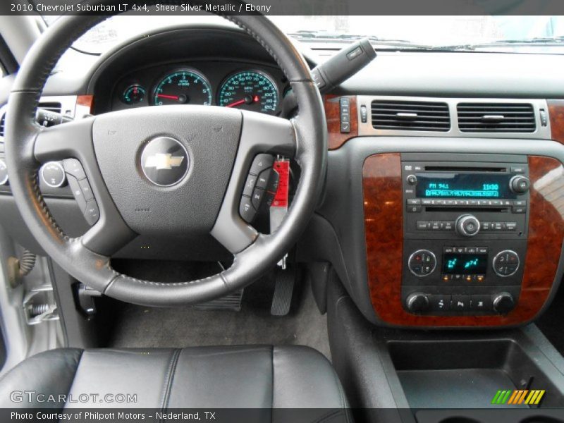 Sheer Silver Metallic / Ebony 2010 Chevrolet Suburban LT 4x4