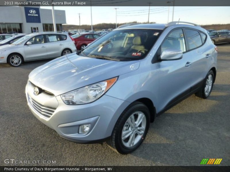 Aurora Blue / Taupe 2013 Hyundai Tucson GLS