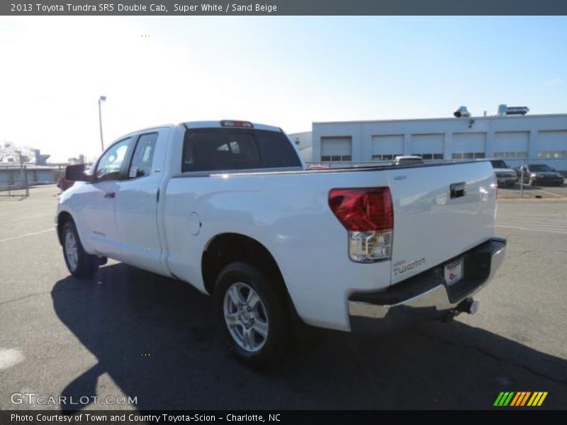 Super White / Sand Beige 2013 Toyota Tundra SR5 Double Cab