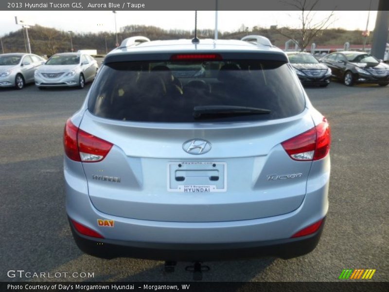Aurora Blue / Taupe 2013 Hyundai Tucson GLS