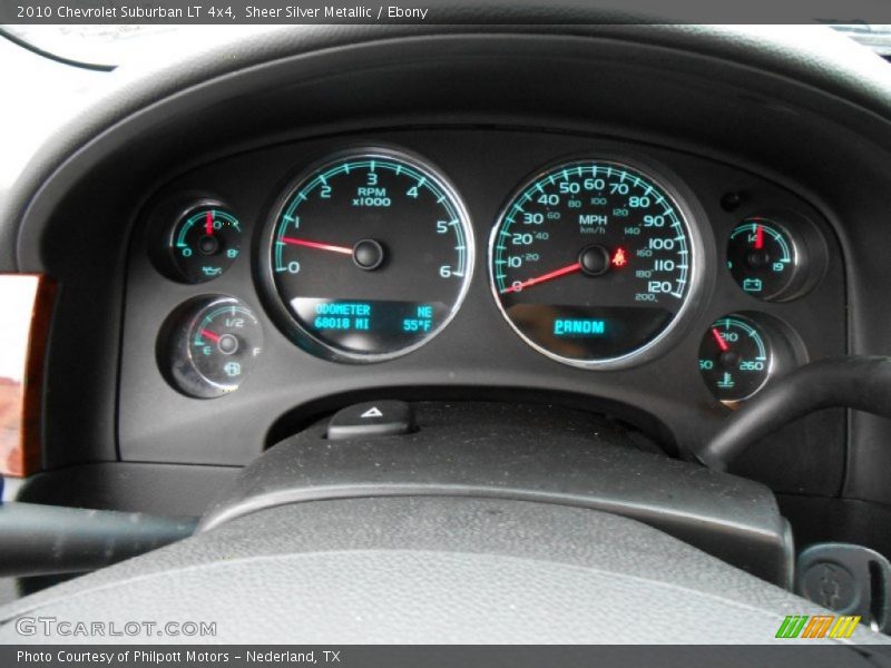 Sheer Silver Metallic / Ebony 2010 Chevrolet Suburban LT 4x4