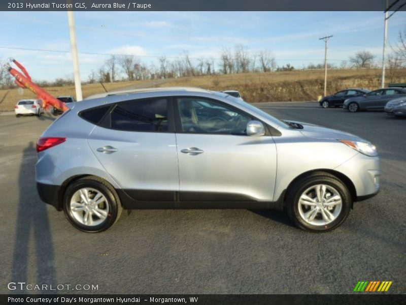 Aurora Blue / Taupe 2013 Hyundai Tucson GLS