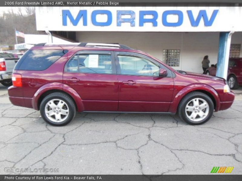 Merlot Metallic / Pebble Beige 2006 Ford Freestyle Limited AWD