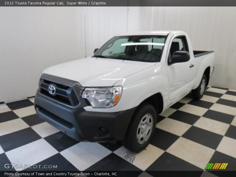 Super White / Graphite 2013 Toyota Tacoma Regular Cab
