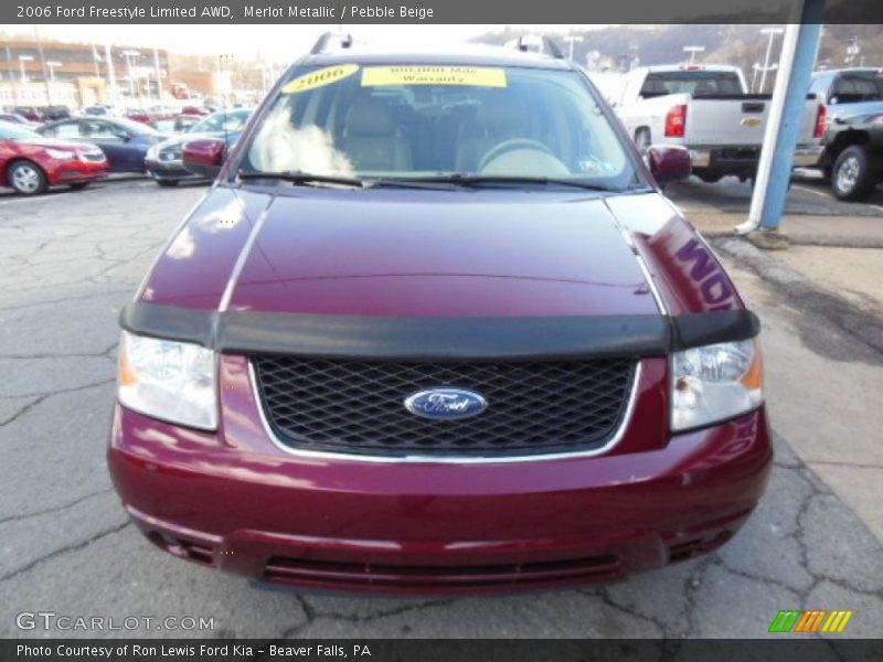 Merlot Metallic / Pebble Beige 2006 Ford Freestyle Limited AWD