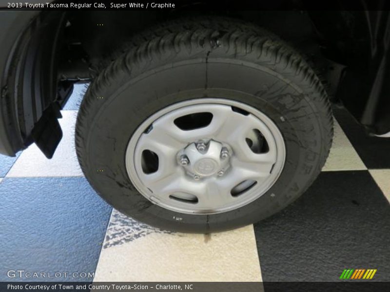 Super White / Graphite 2013 Toyota Tacoma Regular Cab