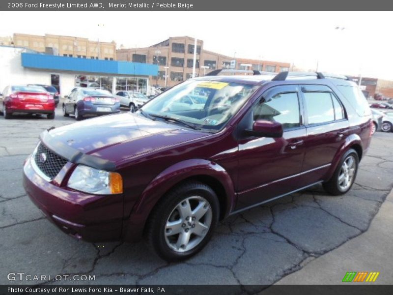 Merlot Metallic / Pebble Beige 2006 Ford Freestyle Limited AWD