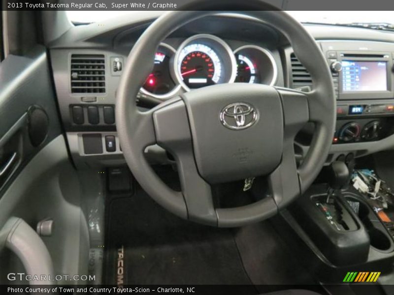 Super White / Graphite 2013 Toyota Tacoma Regular Cab