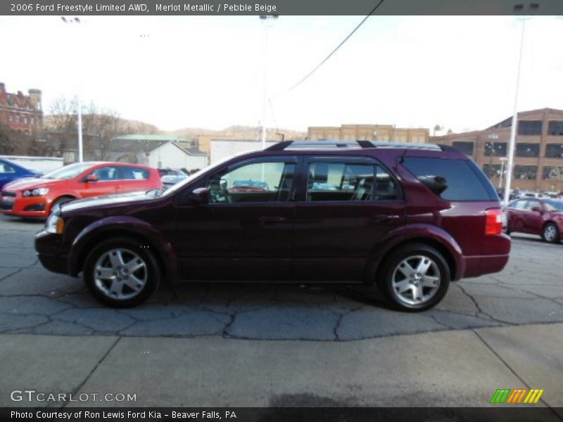 Merlot Metallic / Pebble Beige 2006 Ford Freestyle Limited AWD
