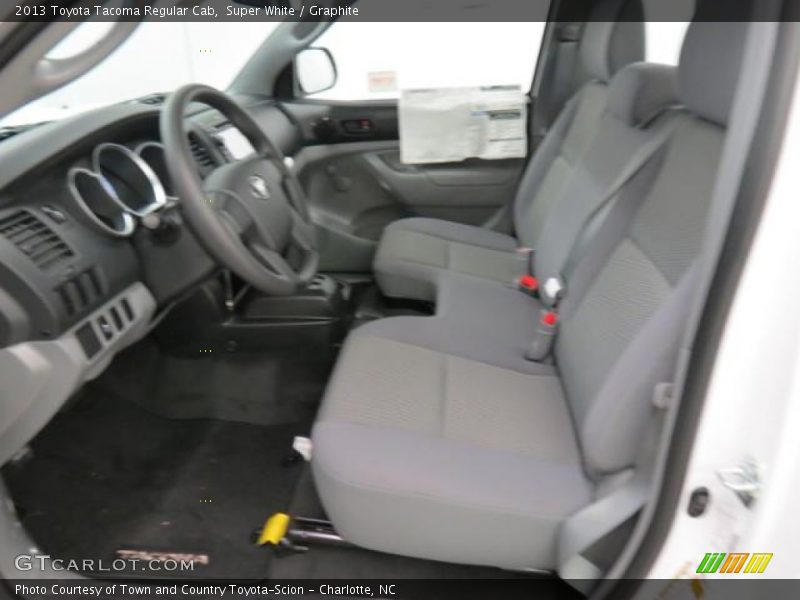 Super White / Graphite 2013 Toyota Tacoma Regular Cab