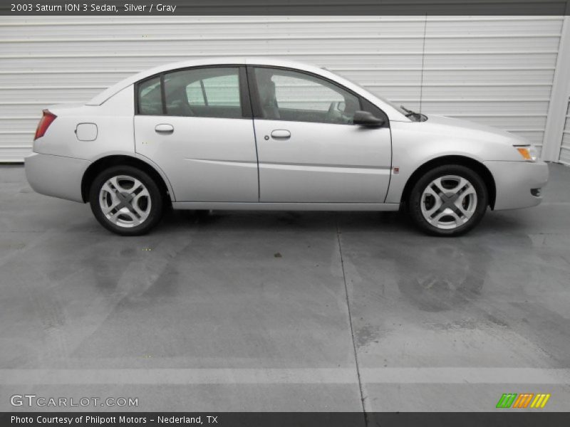 Silver / Gray 2003 Saturn ION 3 Sedan