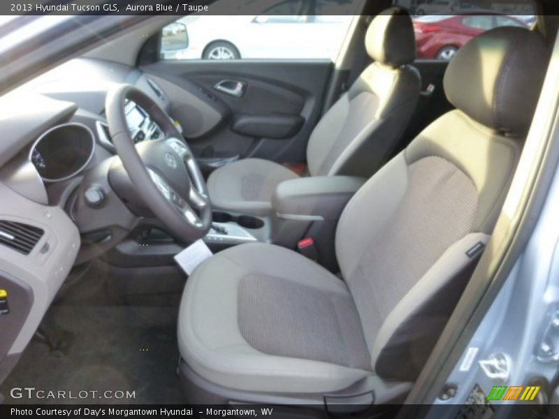 Aurora Blue / Taupe 2013 Hyundai Tucson GLS