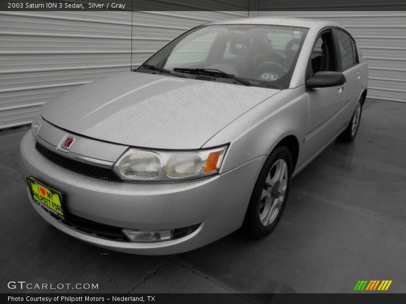 Silver / Gray 2003 Saturn ION 3 Sedan