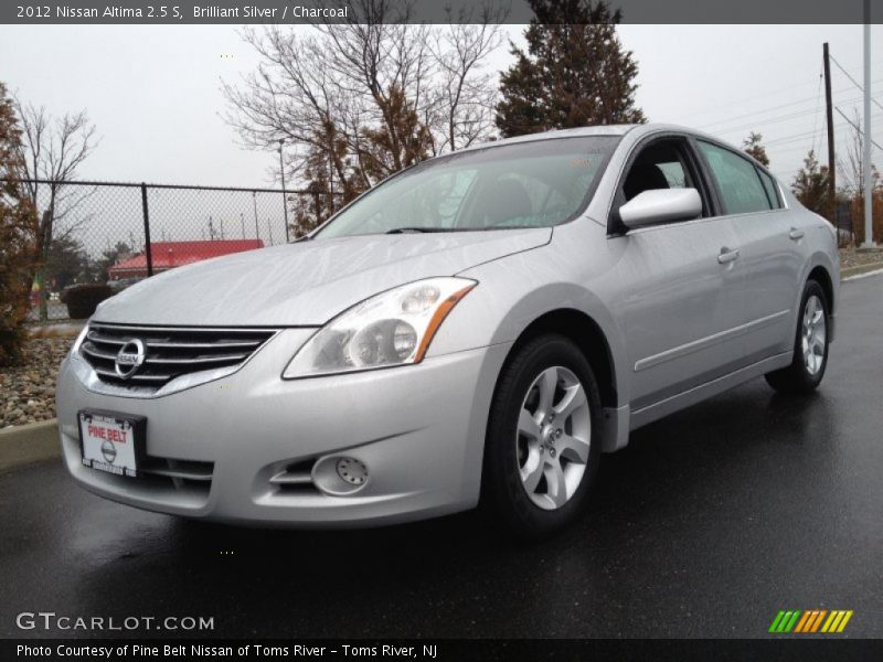 Brilliant Silver / Charcoal 2012 Nissan Altima 2.5 S