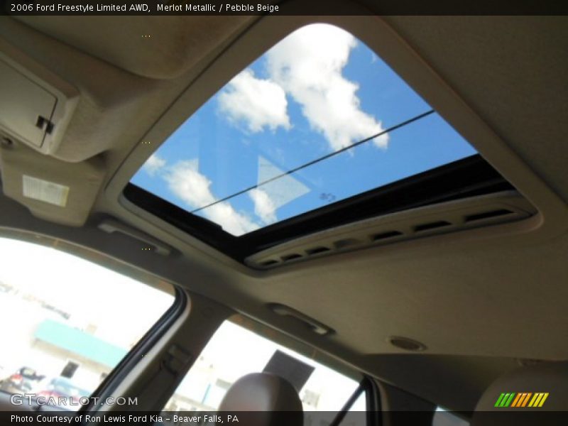 Merlot Metallic / Pebble Beige 2006 Ford Freestyle Limited AWD