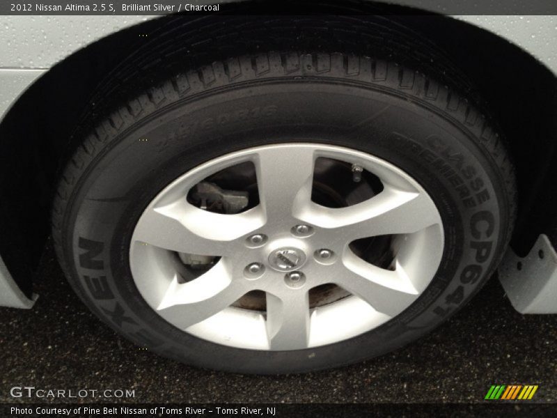 Brilliant Silver / Charcoal 2012 Nissan Altima 2.5 S