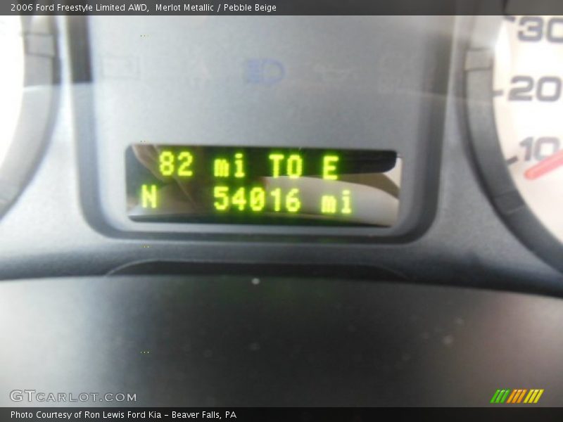 Merlot Metallic / Pebble Beige 2006 Ford Freestyle Limited AWD