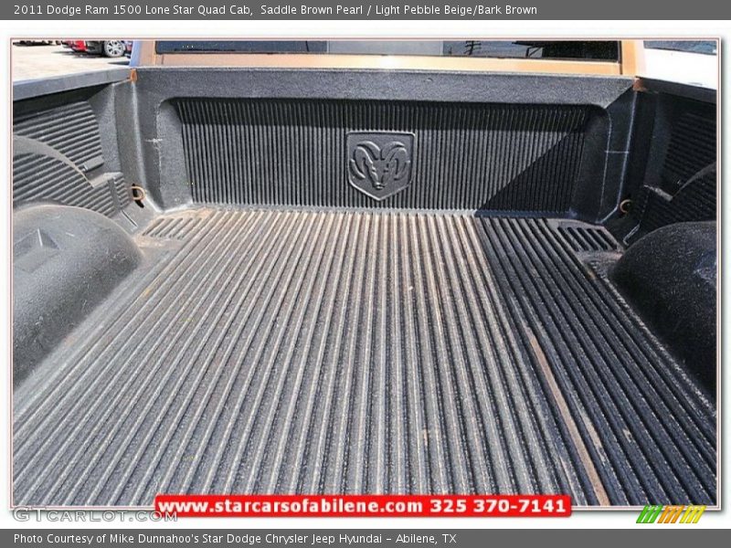 Saddle Brown Pearl / Light Pebble Beige/Bark Brown 2011 Dodge Ram 1500 Lone Star Quad Cab