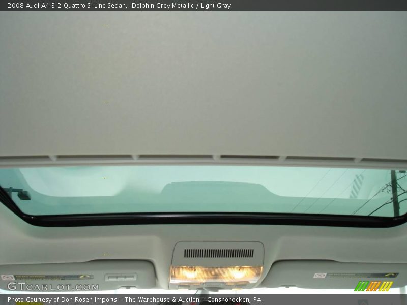 Dolphin Grey Metallic / Light Gray 2008 Audi A4 3.2 Quattro S-Line Sedan