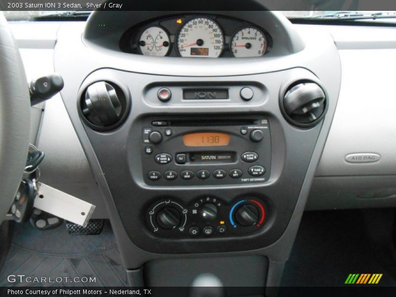 Silver / Gray 2003 Saturn ION 3 Sedan