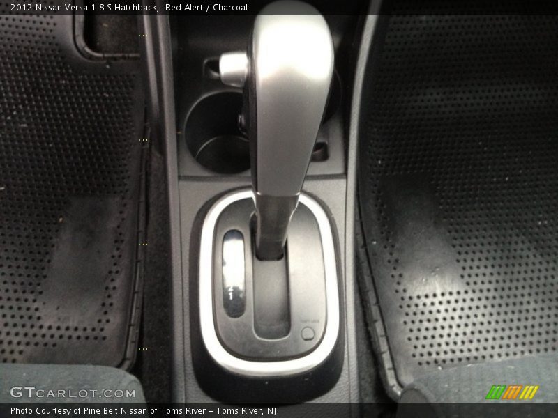 Red Alert / Charcoal 2012 Nissan Versa 1.8 S Hatchback