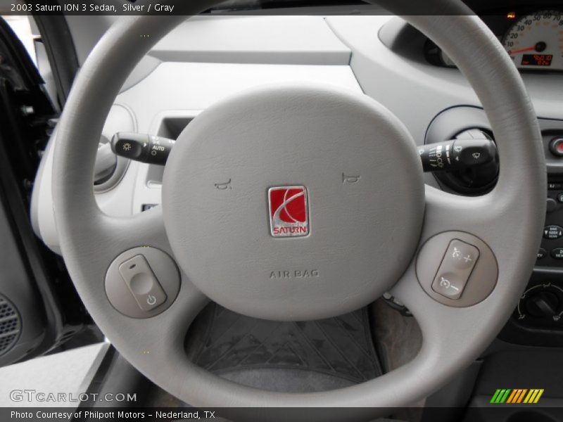 Silver / Gray 2003 Saturn ION 3 Sedan