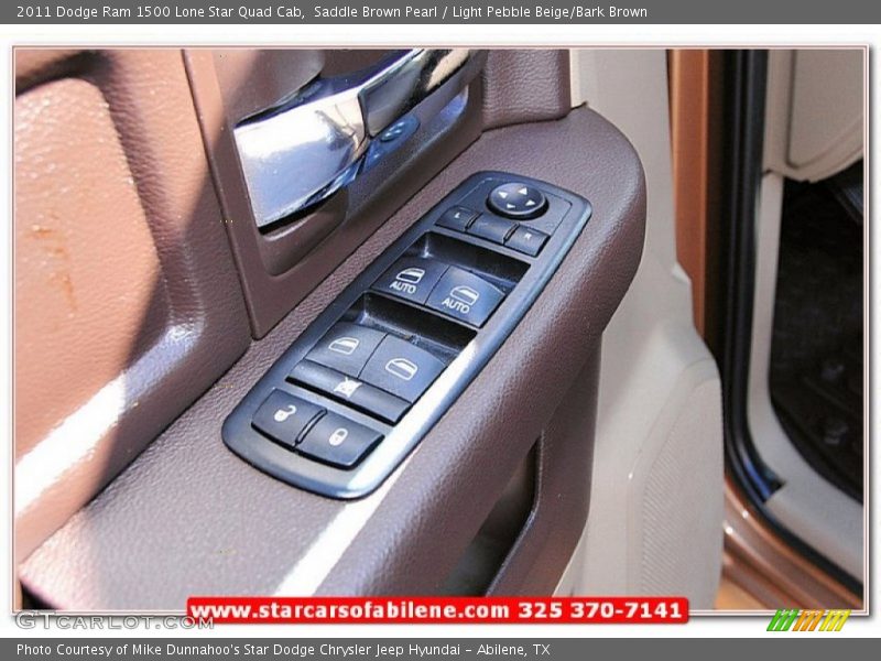 Saddle Brown Pearl / Light Pebble Beige/Bark Brown 2011 Dodge Ram 1500 Lone Star Quad Cab